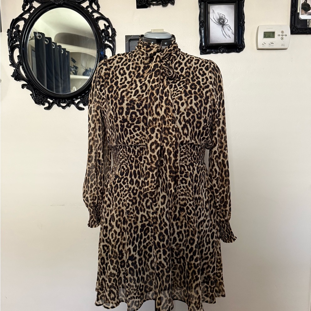 Forever 21 leopard dress
